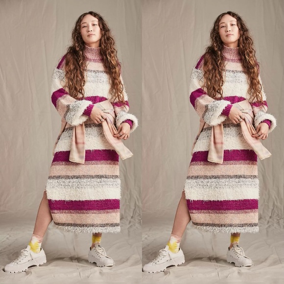 Free People Making Waves Midi Dress